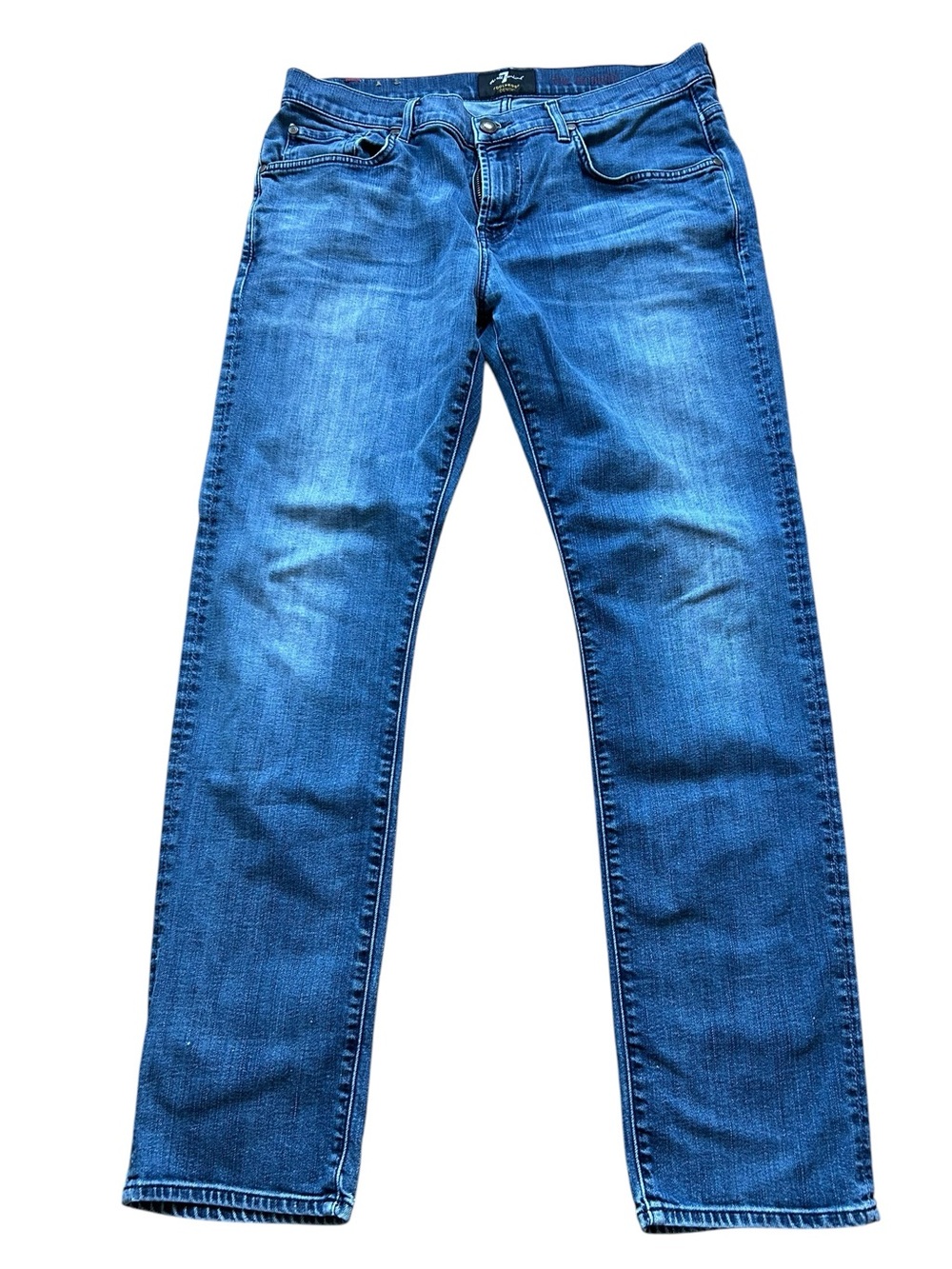 7 For All Mankind Mens Size 34 Standard Classic Straight Leg Jeans - Picture 2 of 15